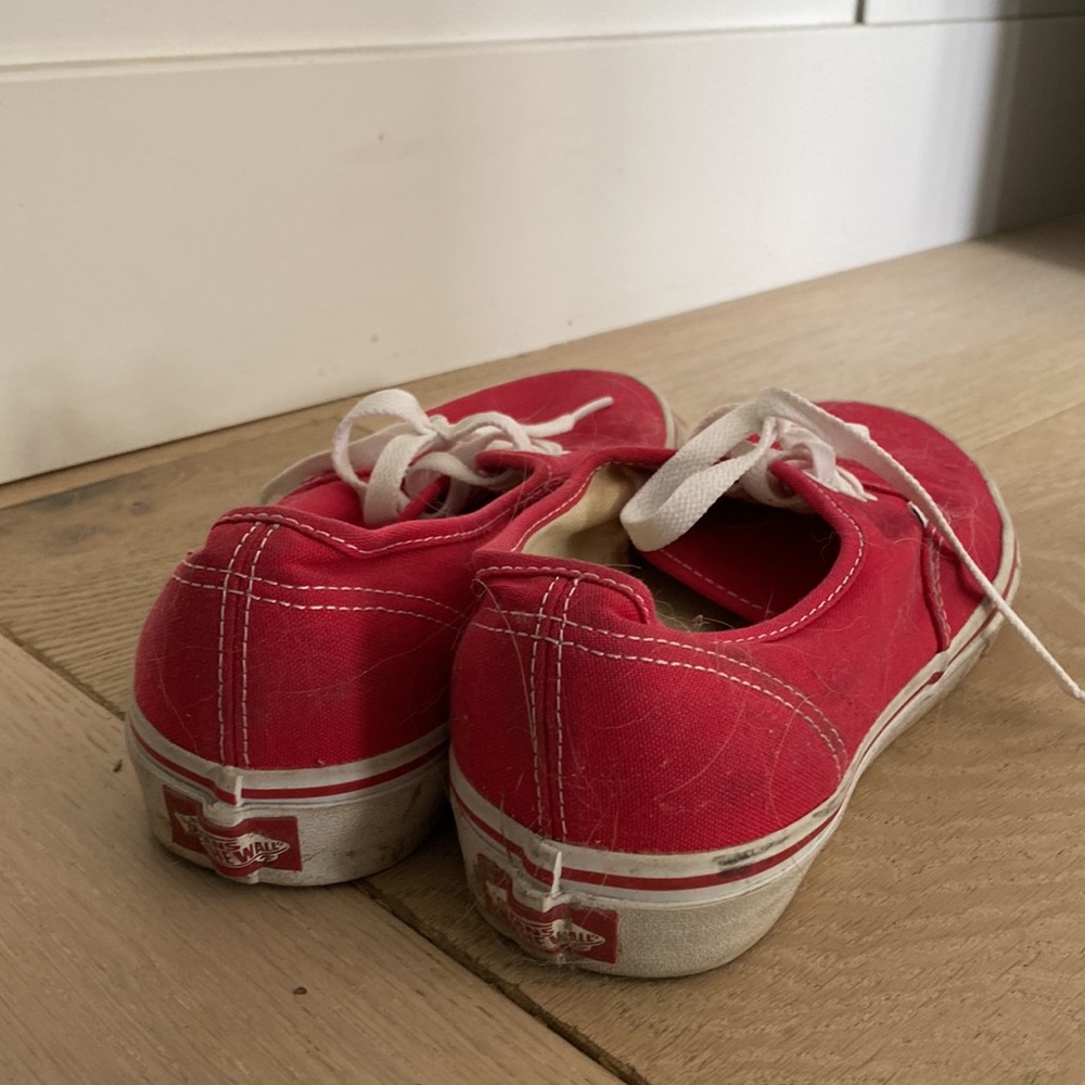 Red Vans - Picture 4 of 5